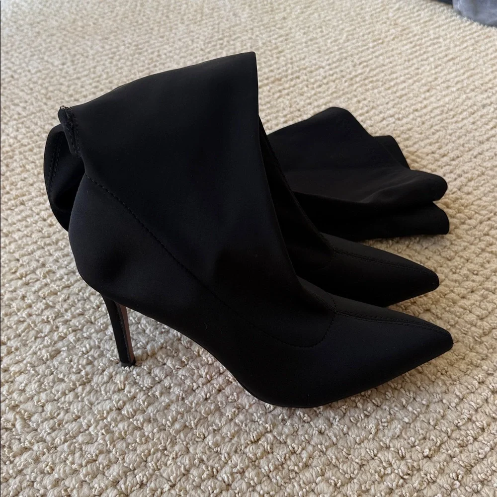 Black Over-the-Knee Stiletto Boots - Women size 42/11